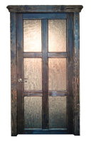 Дверь "Хрусталинка" из массива сосны "под старину"