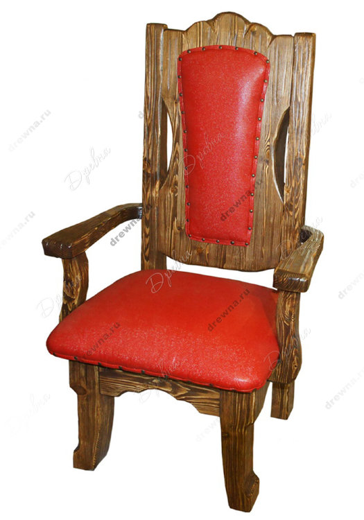 Кресло "Редмонт" из массива сосны "под старину"